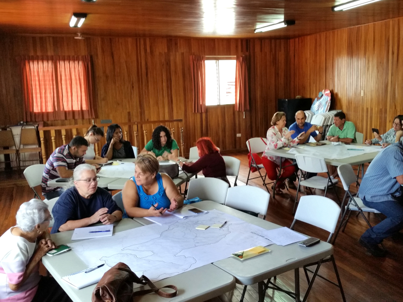 Taller la Acción Colectiva como Bien Común - Presupuesto Participativo en ADI San Ramón Costa Rica